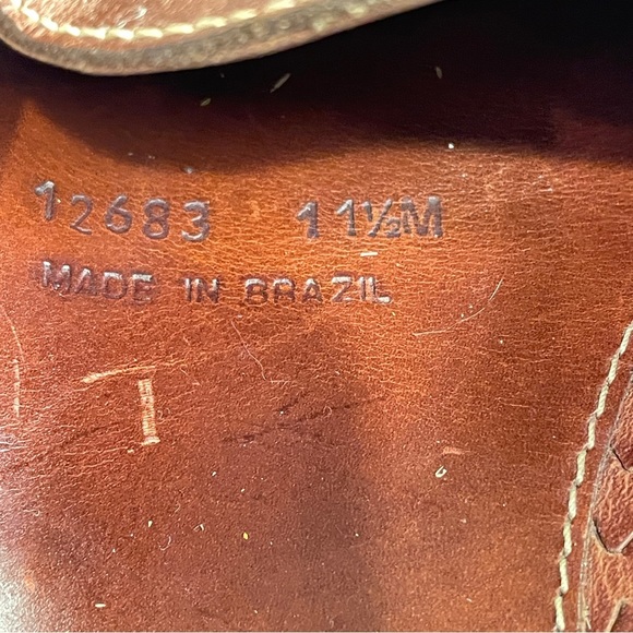 COLE HAAN Leather Brown 11.5 M Men’s Loafers Loafers With Leather Sole. - Picture 4 of 9